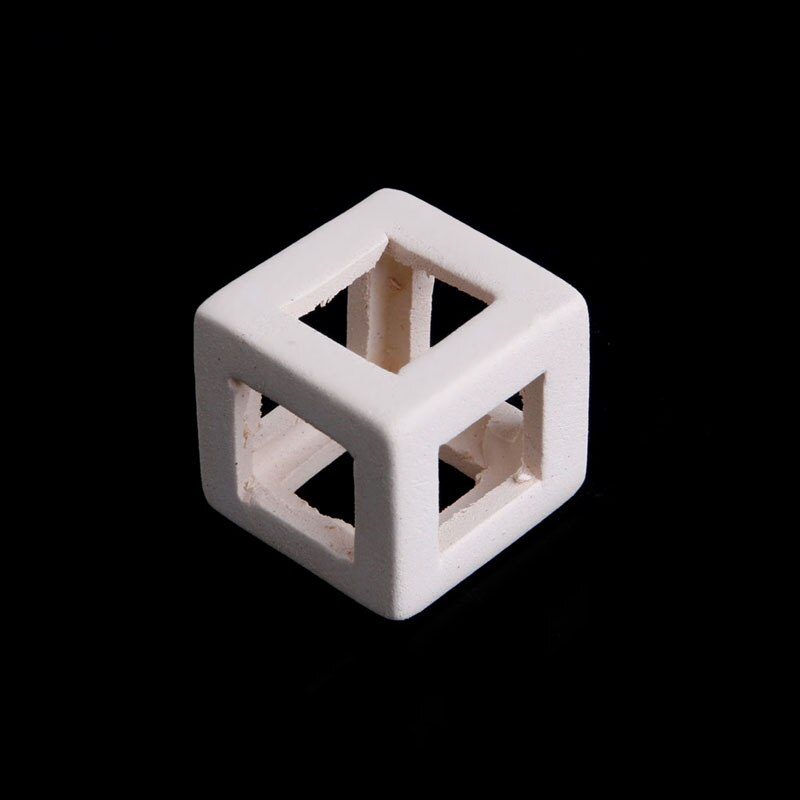 Ceramic Cube Aquarium Decor