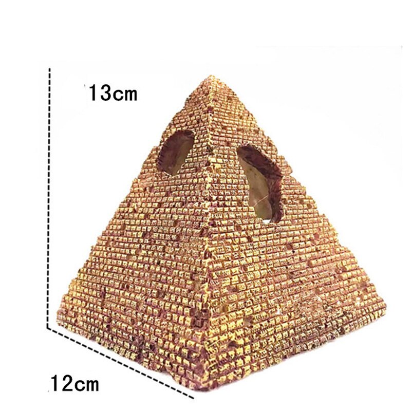 Egyptian Pyramid Aquarium Decor