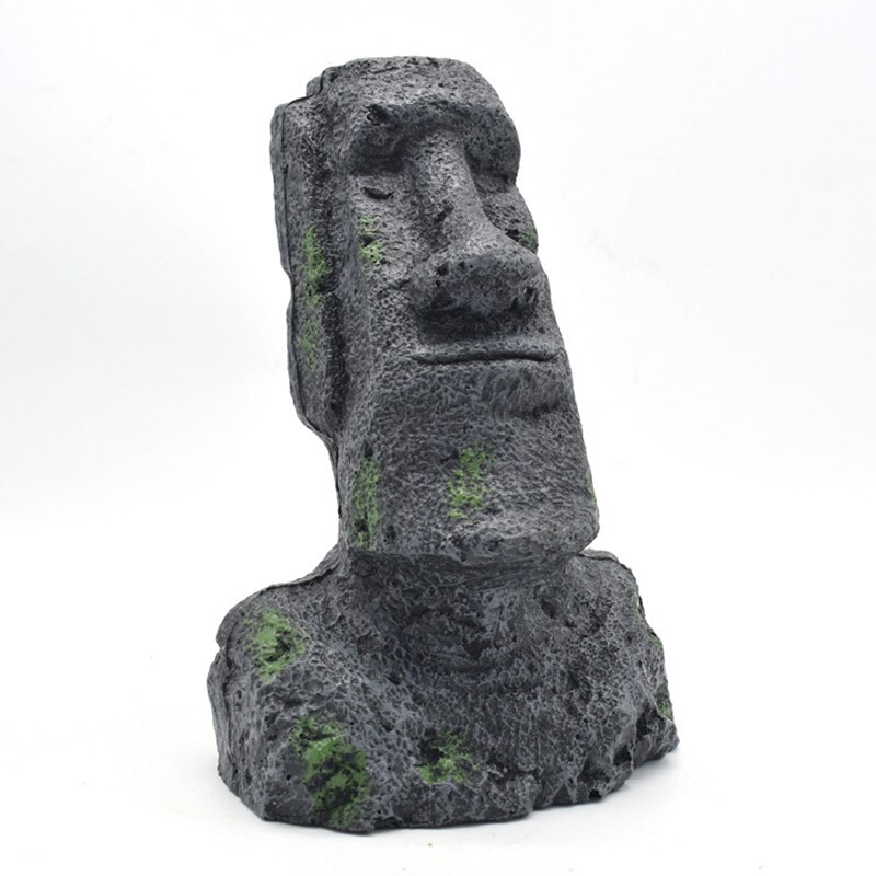 Easter Island Statue Aquarium Decor