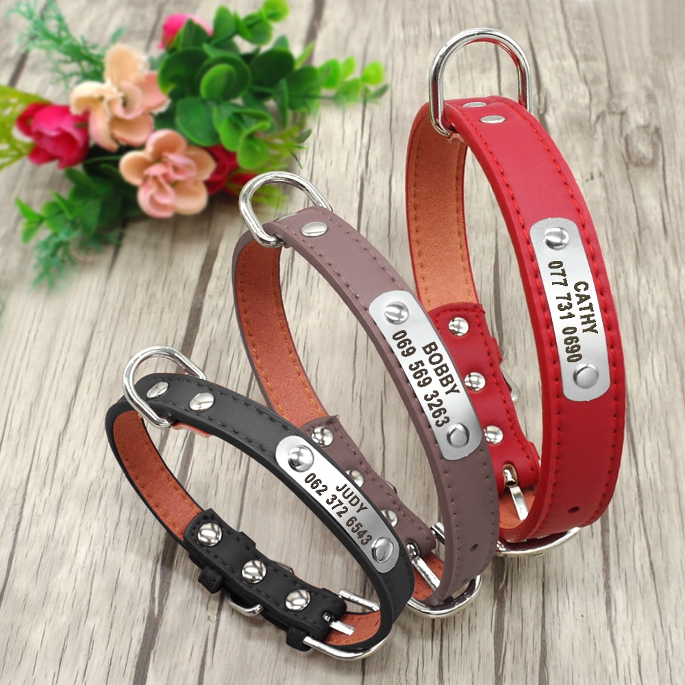Dog's Classic Leather Collar