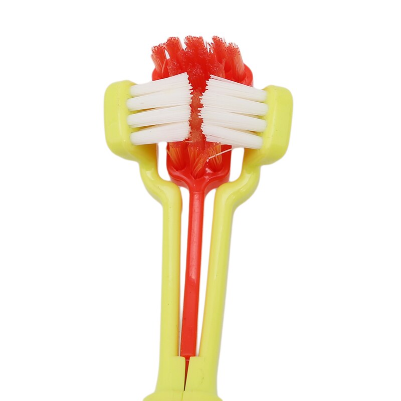 Three Sided Toothbrush for Pets