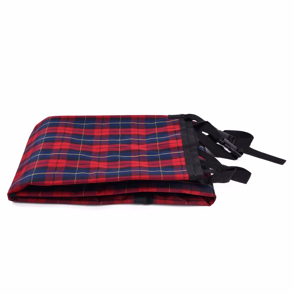 Dog's Plaid Pattern Car Seat Cover