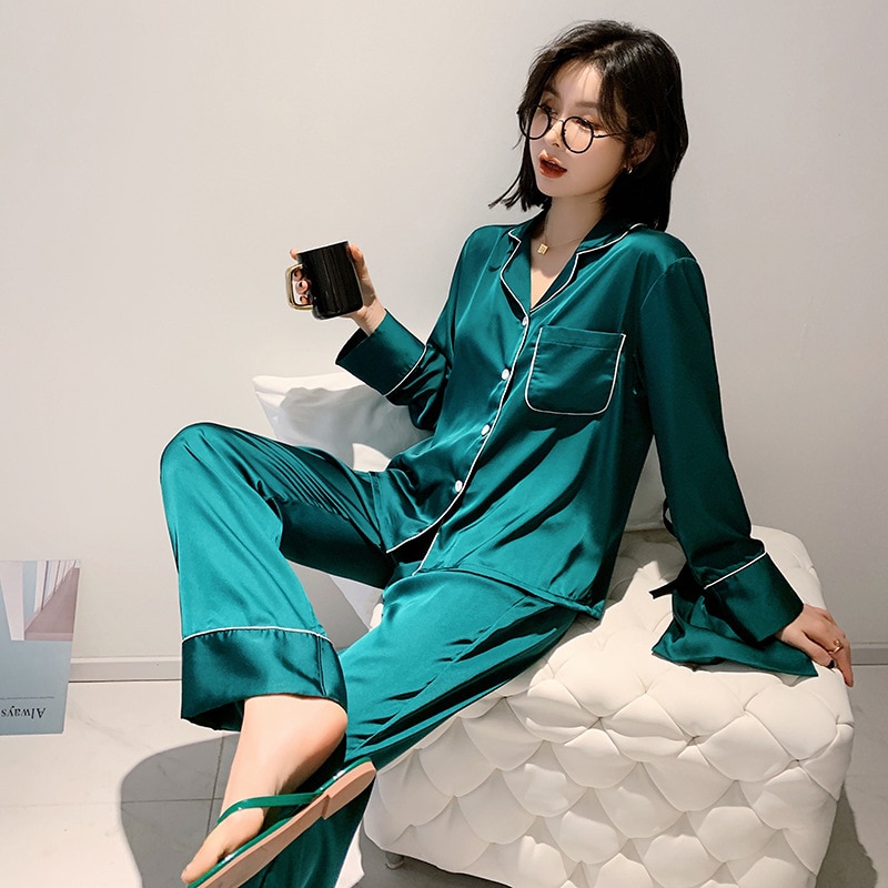 Luxury Long Sleeve Pyjamas Set