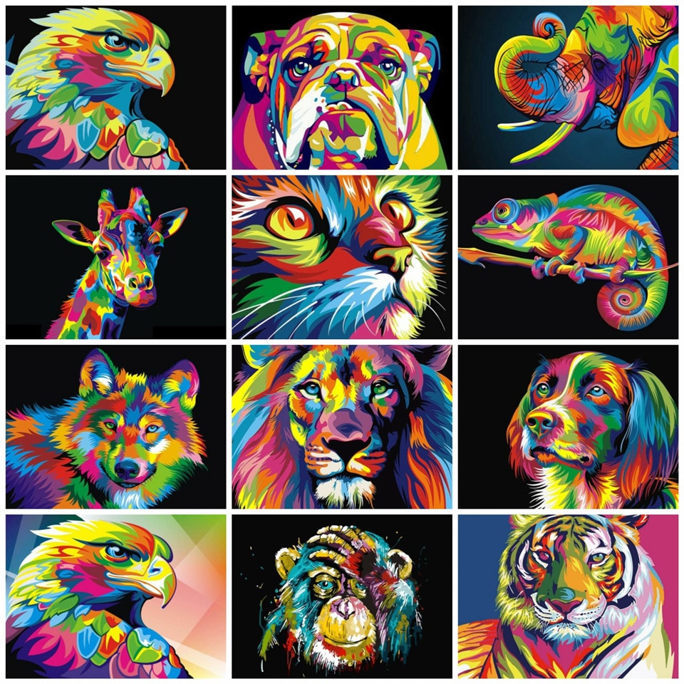 Animals Painting by Numbers