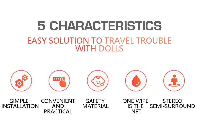 Waterproof Car Seat Tray for Kids