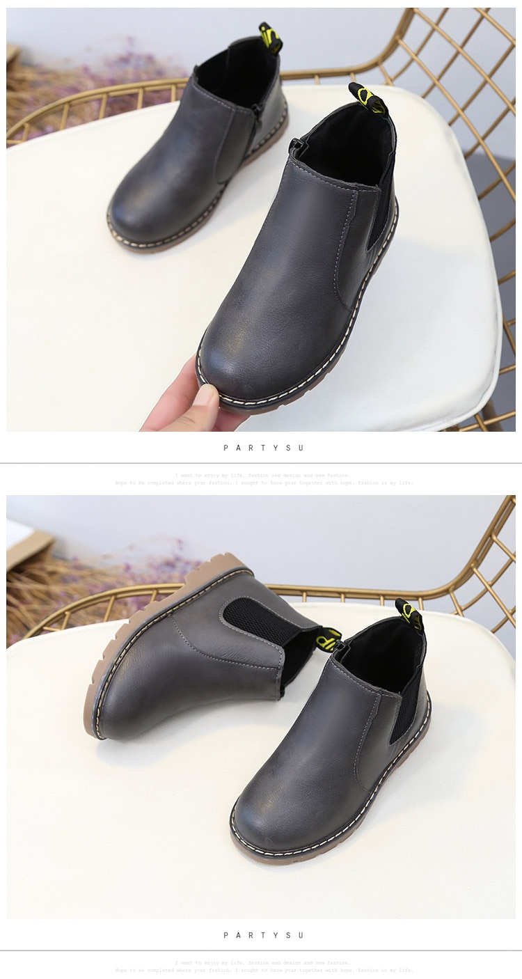 Children's Leather Boots