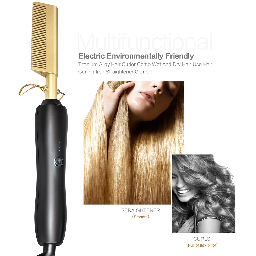 Hair Straightener Heat Comb - 1MRK.COM