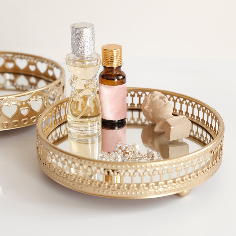 Golden Laces Jewelry Storage Tray