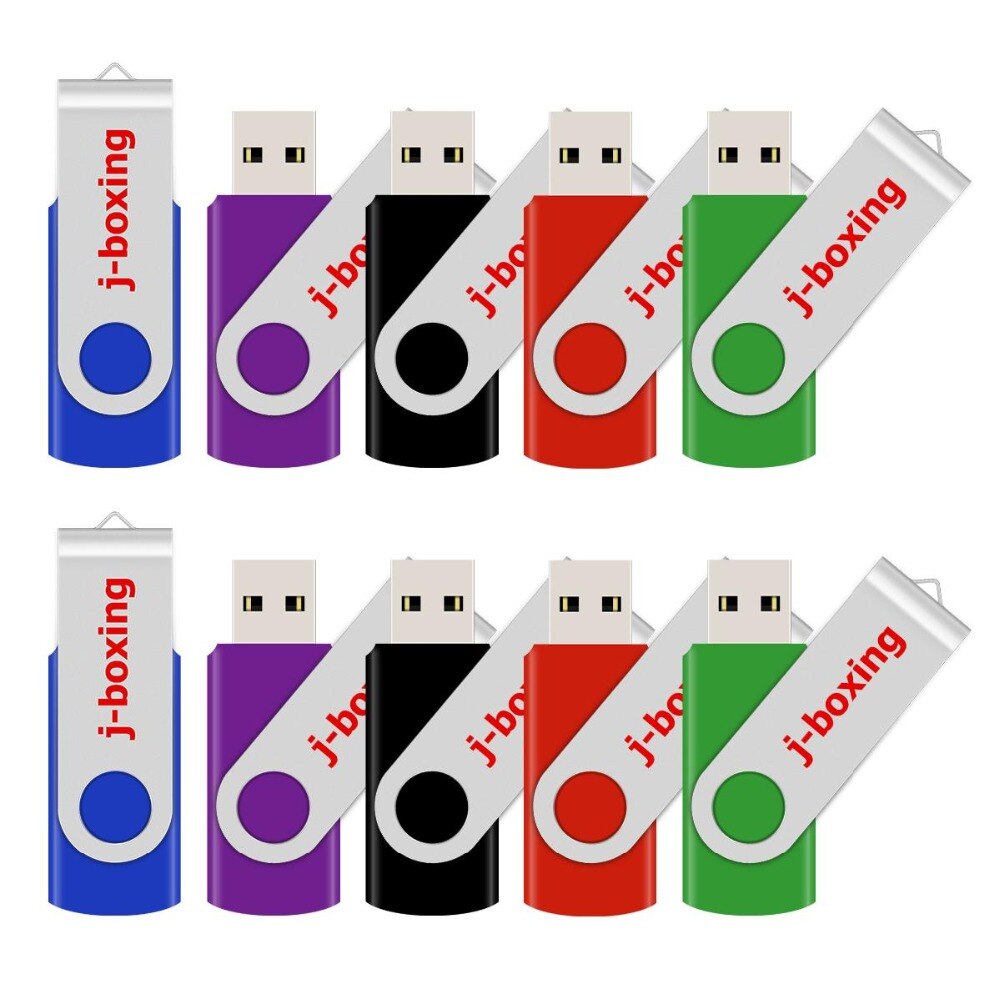 Colorful USB Flash Drives 10 pcs Set