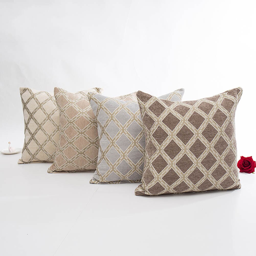 Housse de Coussin Jacquard Vintage Housse de Coussin Jacquard Vintage