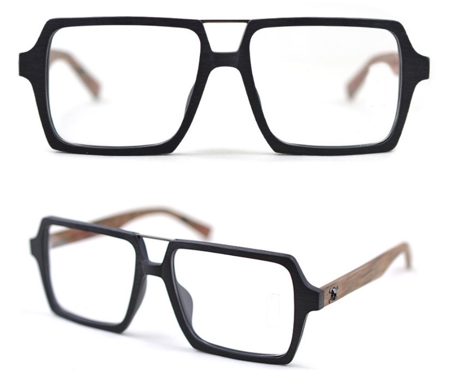Men's Geometric Oversized Design Glasses