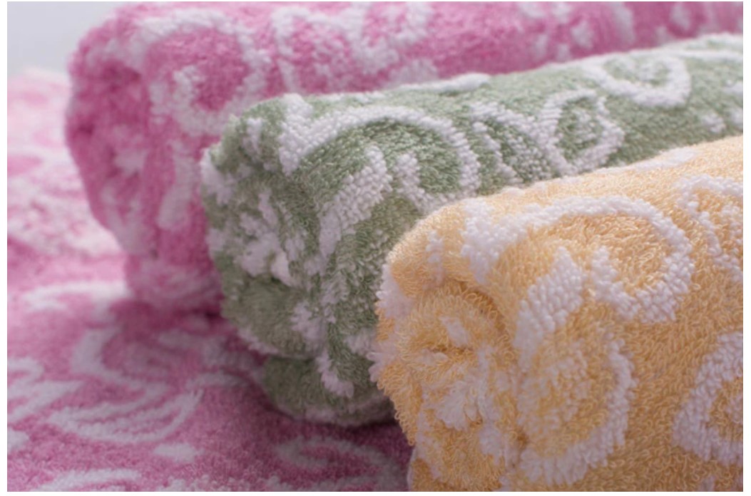 Floral Print Face Towel