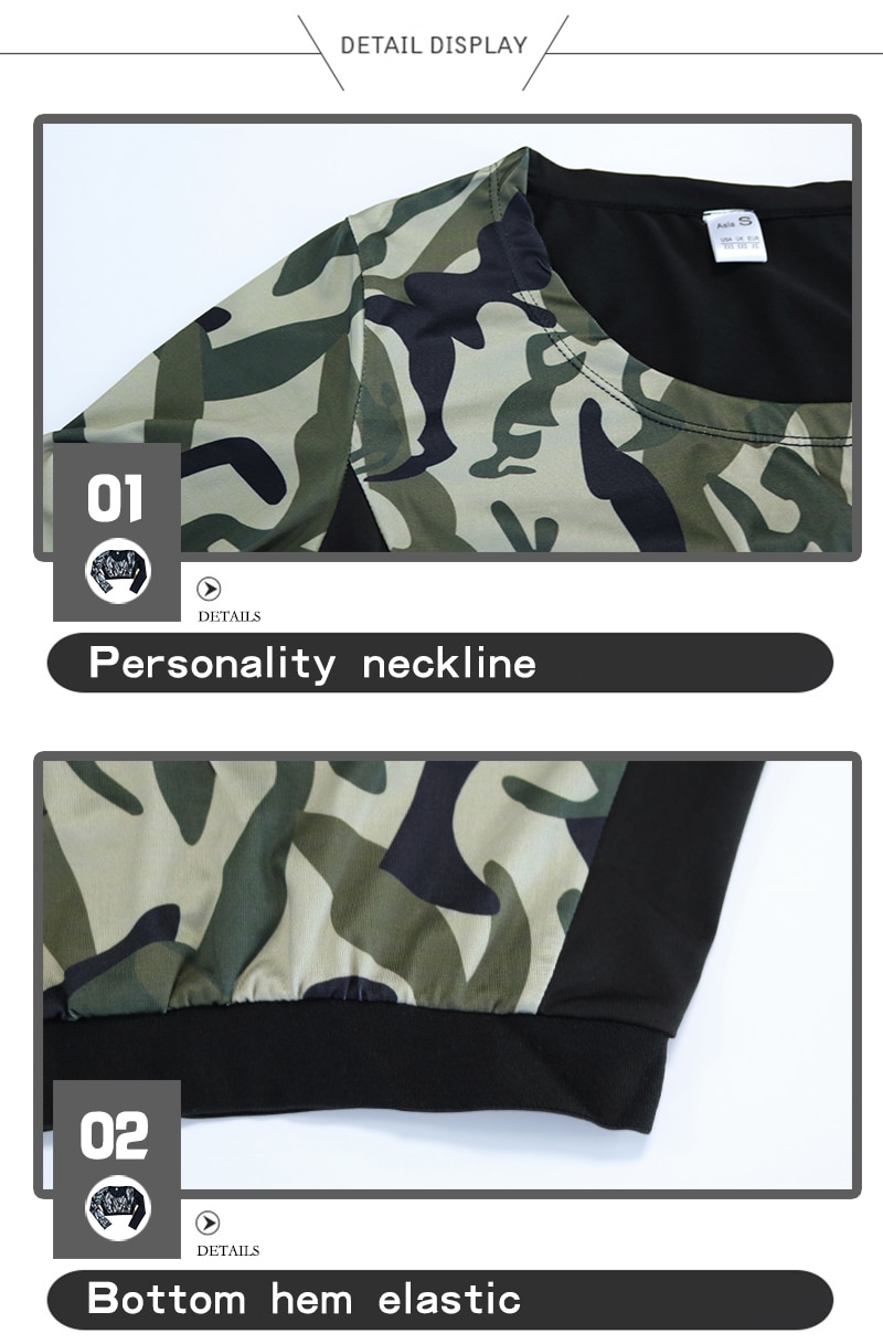 Women's Camouflage Pattern Sports Top and Leggings