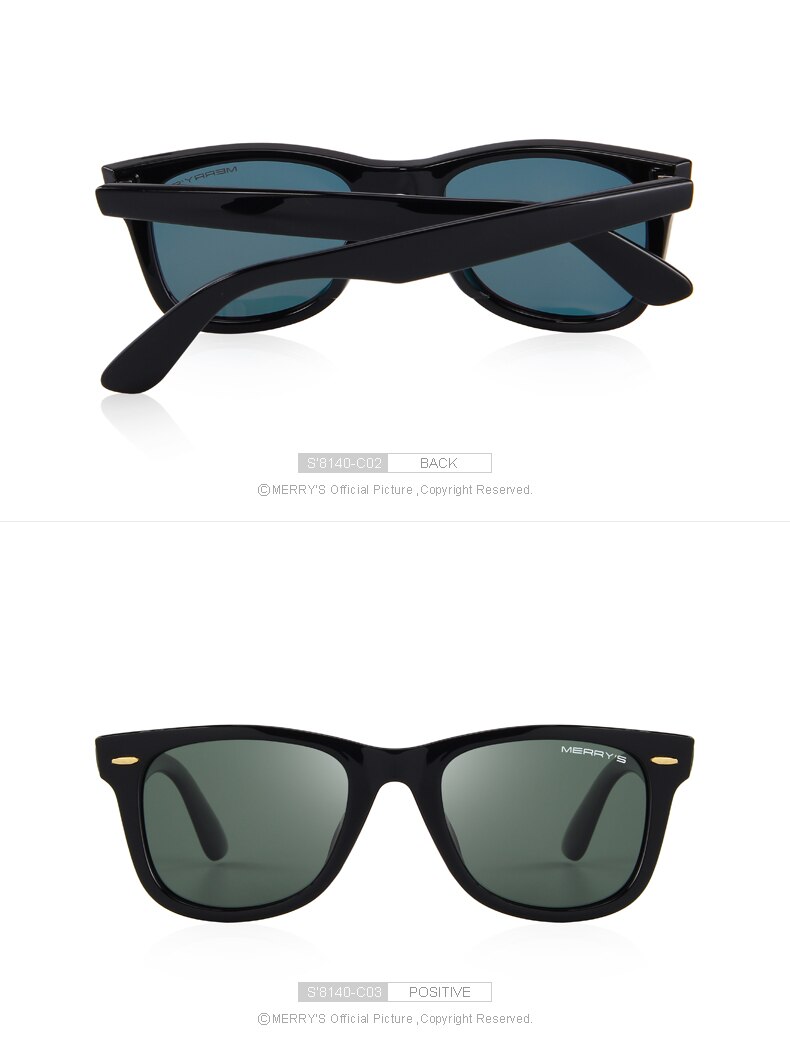 Unisex Classic Retro Polarized Sunglasses