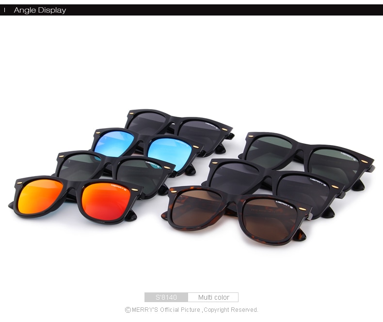 Unisex Classic Retro Polarized Sunglasses