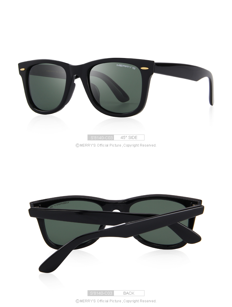 Unisex Classic Retro Polarized Sunglasses