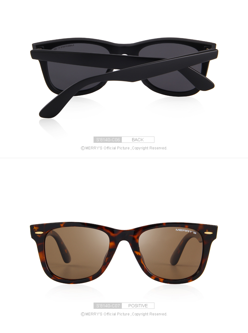 Unisex Classic Retro Polarized Sunglasses