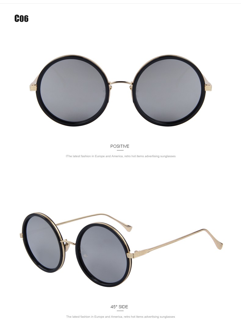Women's Round Sunglasses