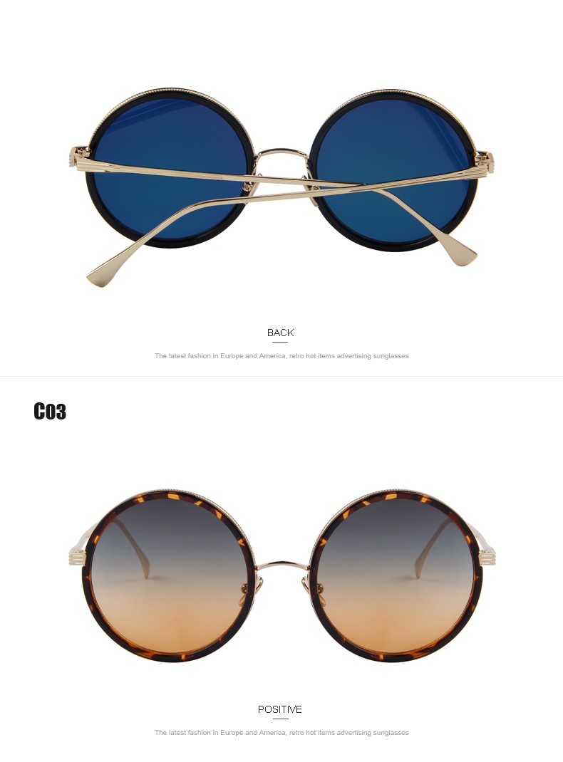 Women's Round Sunglasses