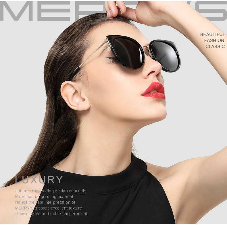 Women's Cat Eye Polarized Sunglasses