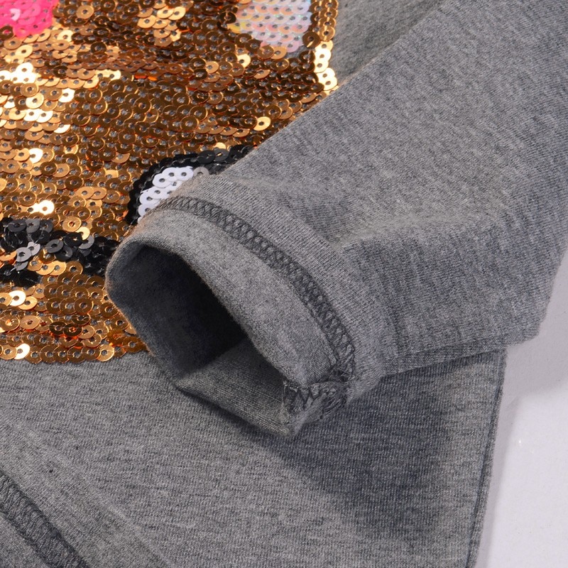 Girls' Cute Printed Cotton Clothes Set