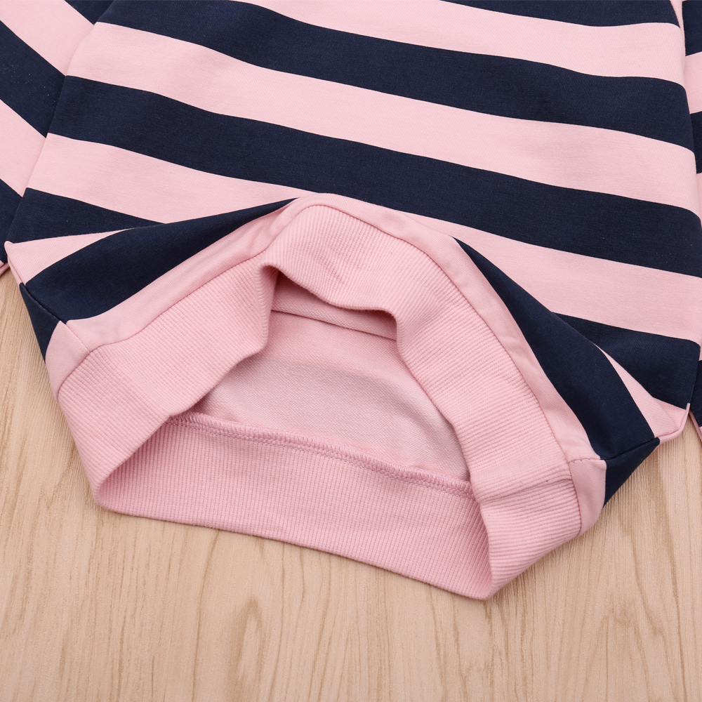 Girls' Cute Printed Cotton Clothes Set