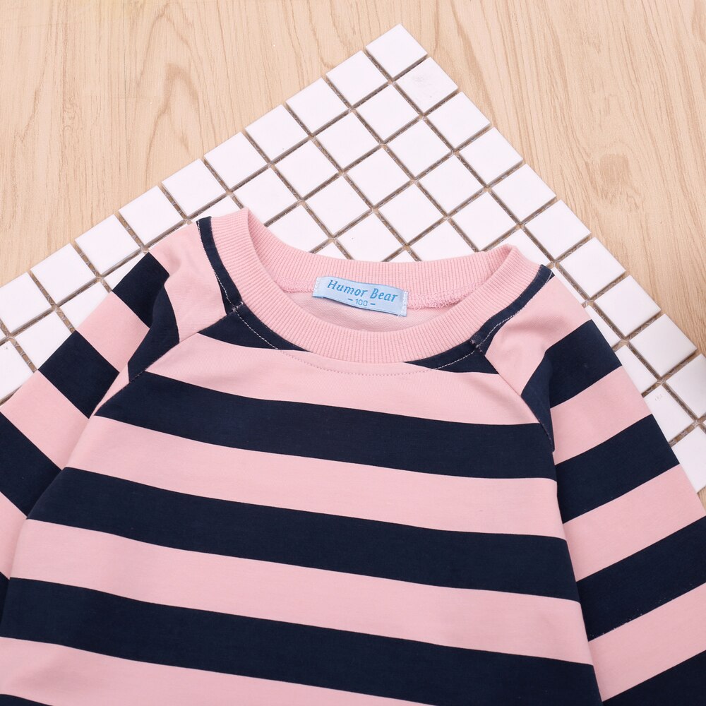 Girls' Cute Printed Cotton Clothes Set