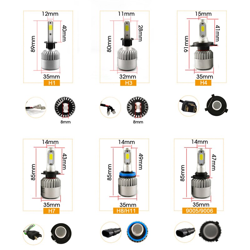 Car Headlight Bulbs