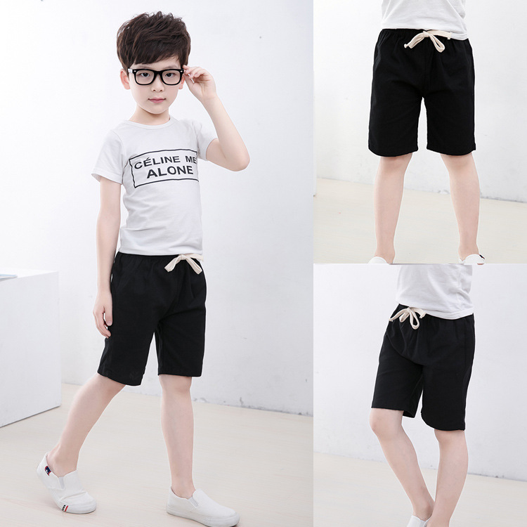 Boys' Light Linen Shorts