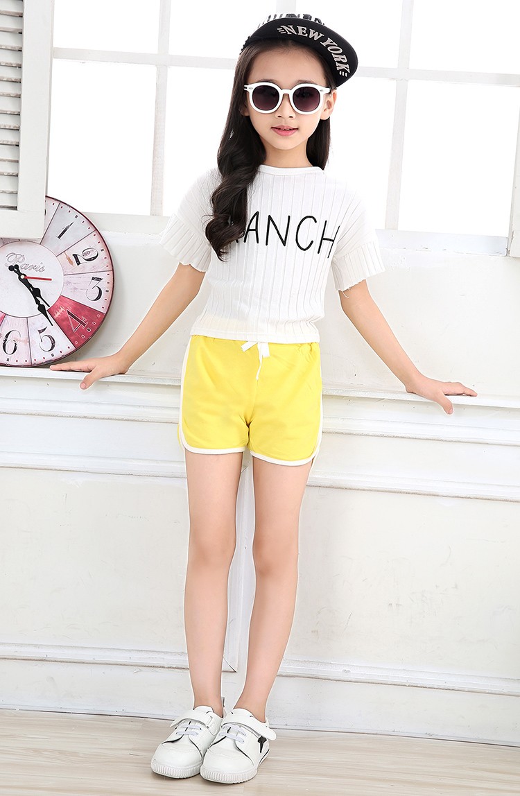 Girls' Sports Cotton Shorts