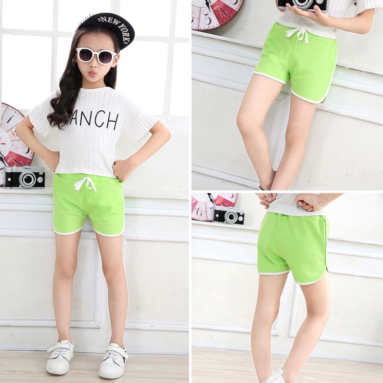 Girls' Sports Cotton Shorts