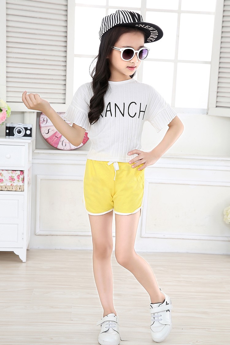 Girls' Sports Cotton Shorts
