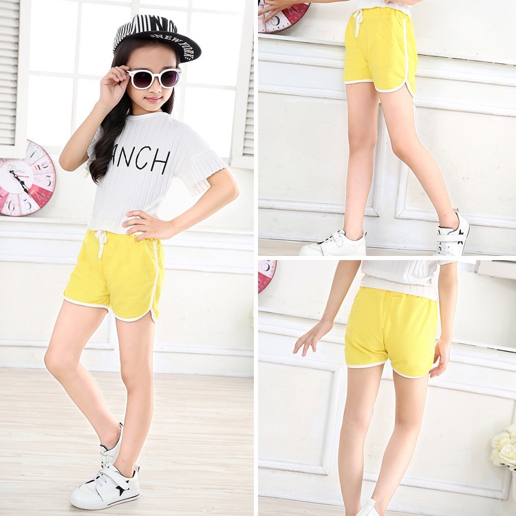 Girls' Sports Cotton Shorts