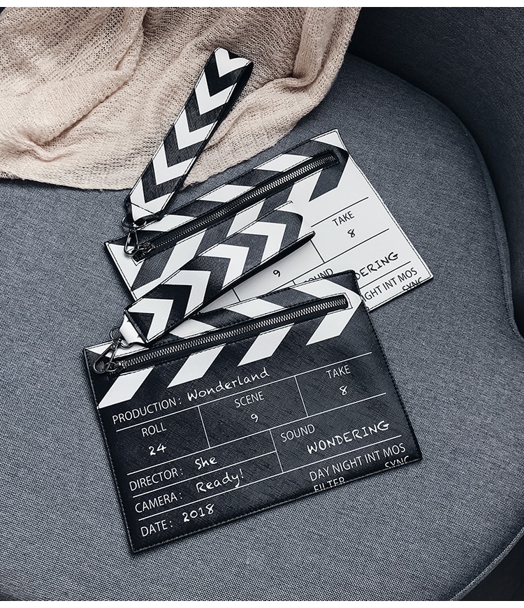 Women's Сlapperboard Design Clutch Women's Сlapperboard Design Clutch