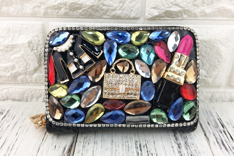 Women's Luxurious Crystal Design Wallet