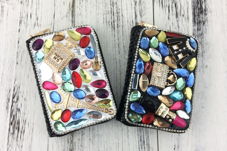 Women's Luxurious Crystal Design Wallet