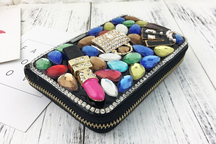 Women's Luxurious Crystal Design Wallet