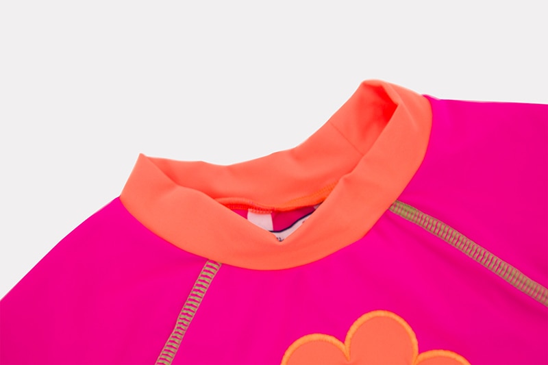 Girl's Bright Nylon Swimming Suit