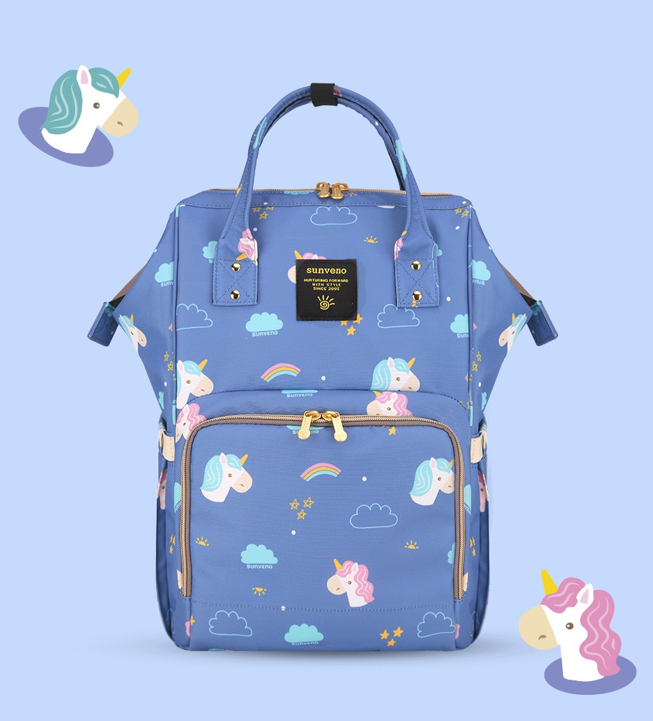 Plain Polyester Diaper Backpack