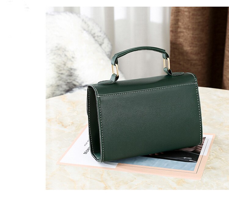 Women's Solid Leather Handbag Women's Solid Leather Handbag