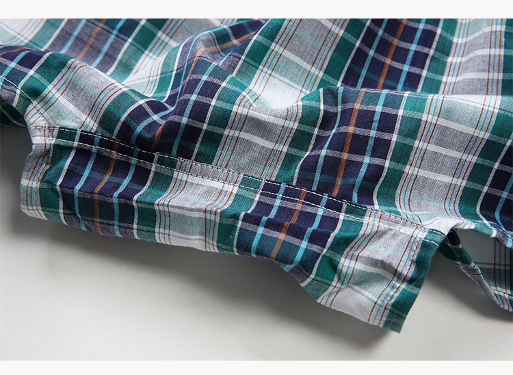 Men's Cotton Plaided Boxers