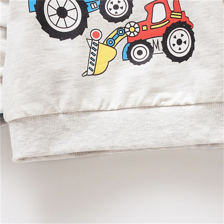 Baby Boy Printed Cotton Sweatshirt Baby Boy Printed Cotton Sweatshirt