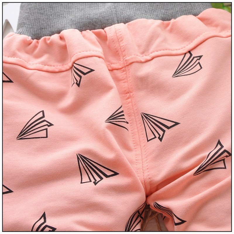 Cartoon Printed Cotton Baby Pants