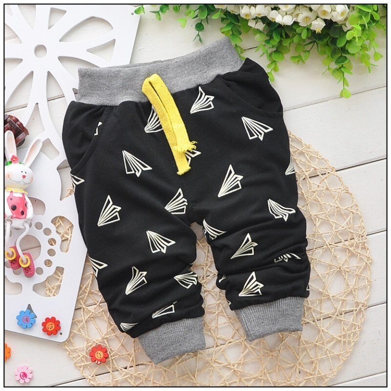 Cartoon Printed Cotton Baby Pants