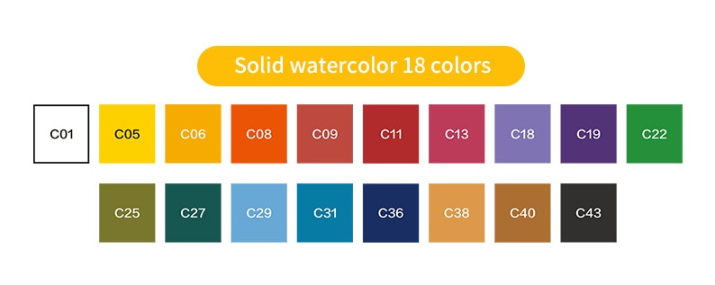 Portable Waterсolor Pigment for Beginner Portable Waterсolor Pigment for Beginner