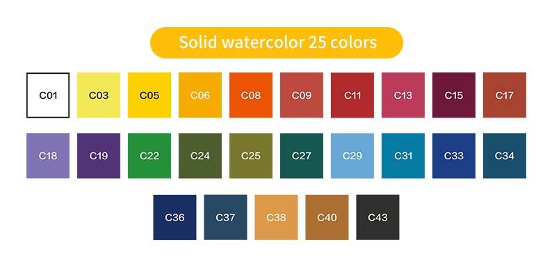 Portable Waterсolor Pigment for Beginner Portable Waterсolor Pigment for Beginner
