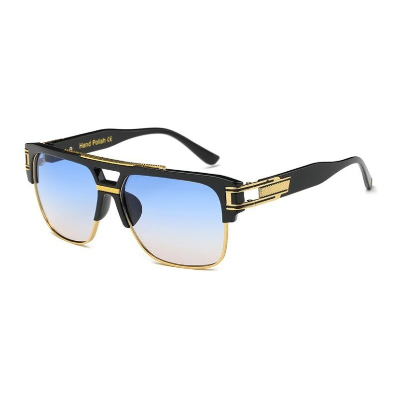 Men's Luxury Gradient Square Sunglasses
