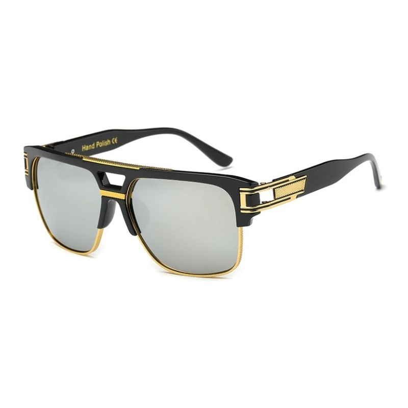 Men's Luxury Gradient Square Sunglasses