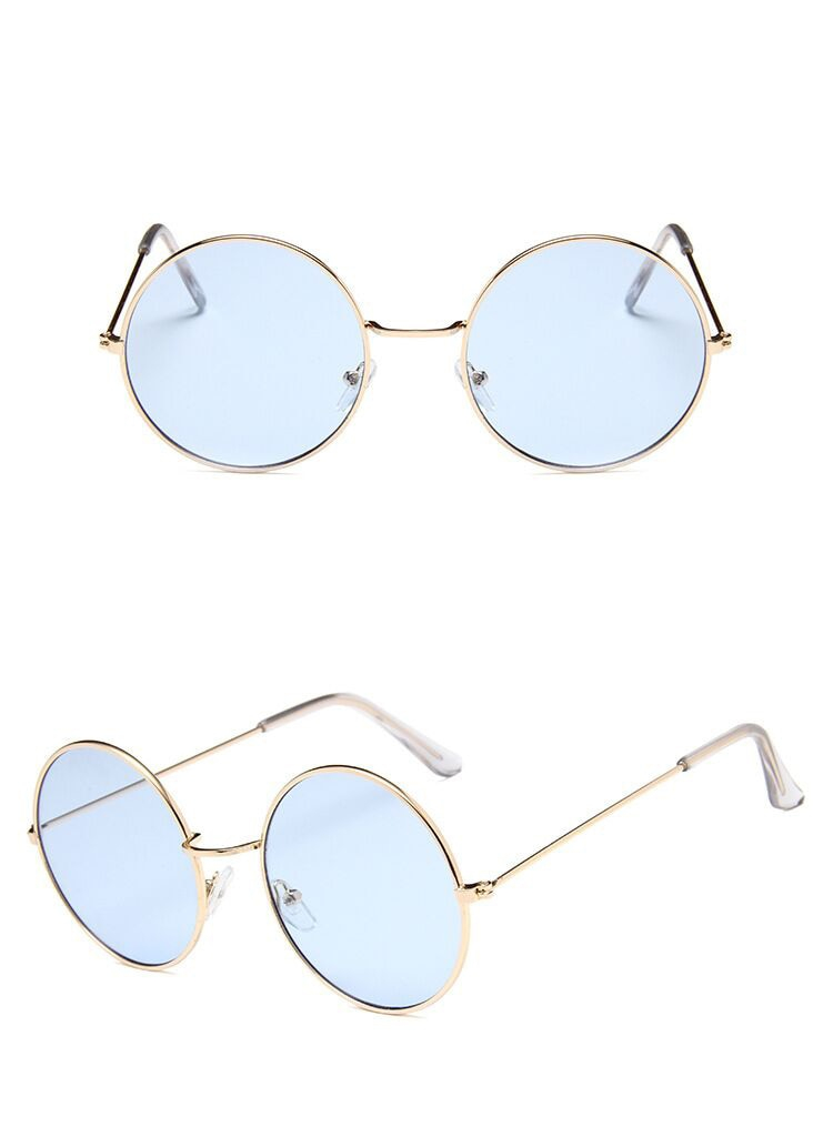 Women's Retro Mirror Round Sunglasses