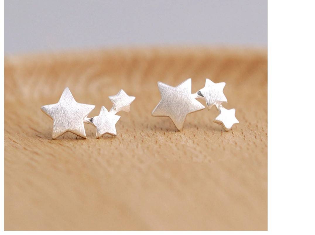 Sterling Silver Stud Earrings for Women Men, 3 Pairs India | Ubuy